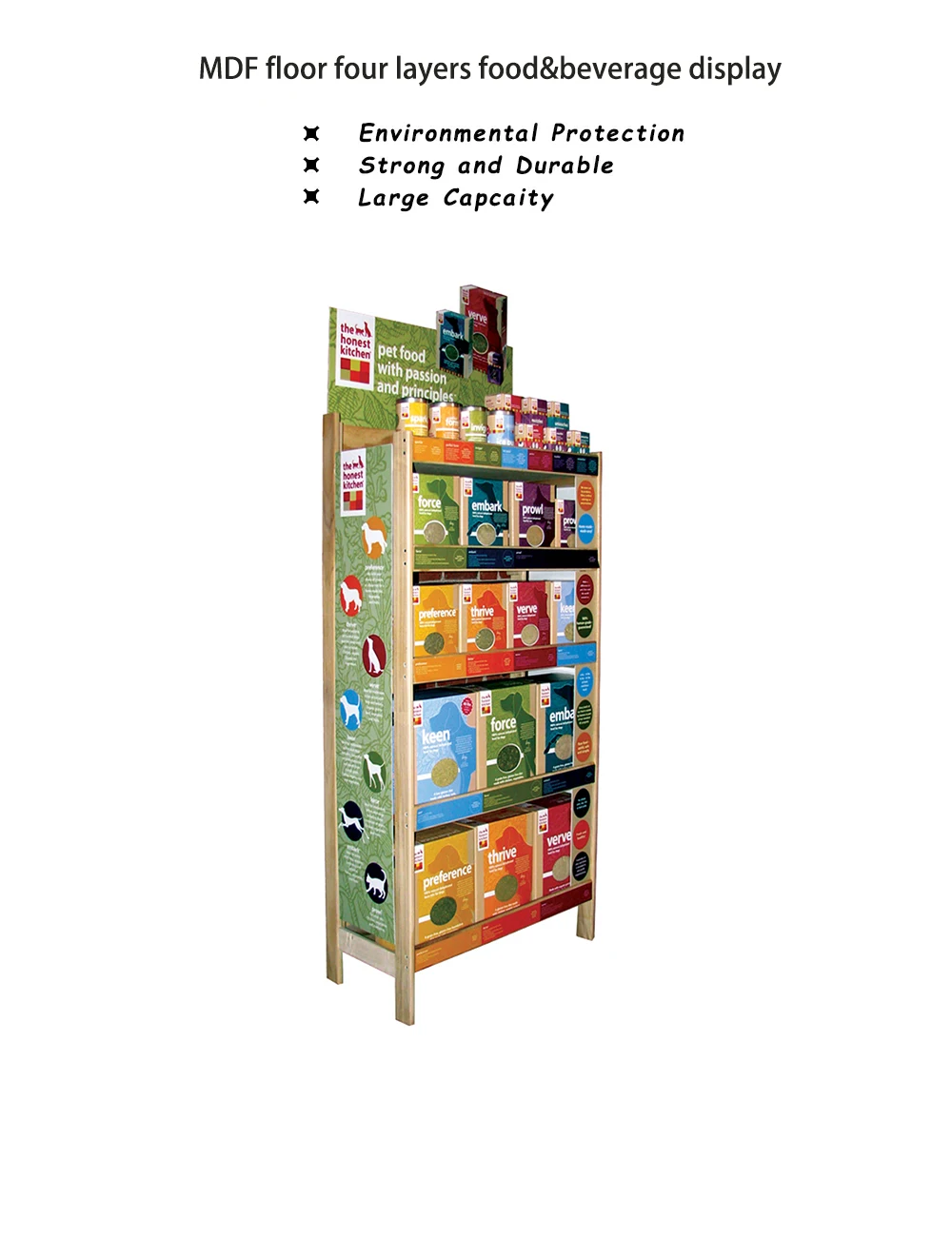 Shelf Display Commodities Classy Display Rack Promotion Merchandise Mdf