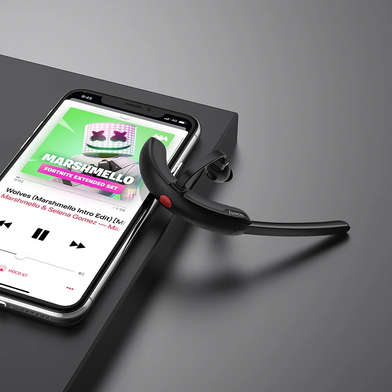 Ear-Hook Design HOCO S7 Digital Noise Reduction Business Wireless Headset - ANKUX.COM