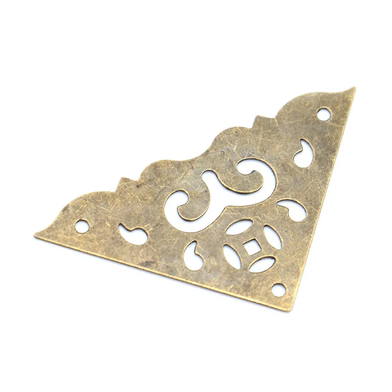 Bronze Decorative Corner Bracket Antique Book Frame Accessories