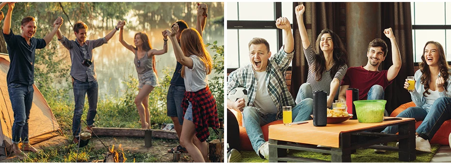 BT Speaker 40W Portable Speaker Deep Bass Soundbar with IPX6 Waterproof, Power Bank Function SoundPulse Tronsmart T6 Plus - ANKUX.COM