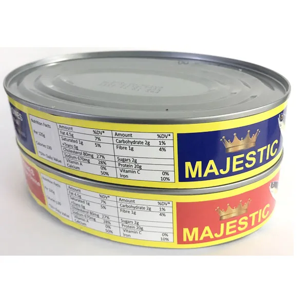 Sardine in Oval Can in Soybean Oil