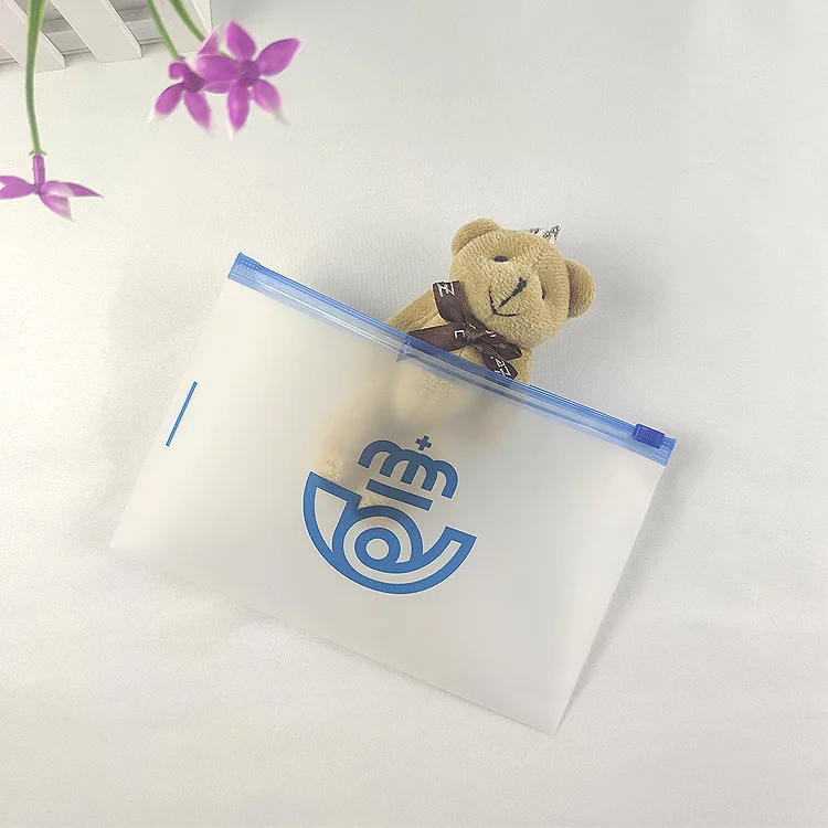 Zipper Bag Cpe Frosted Packaging Bags Good Sealing Clear Custom Plastic with Logo Pattern Printed Biodegradable Waterproof LDPE factory