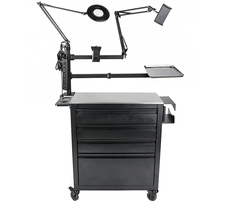Pink - Mobile Tattoo Tray Workstation – Tattoo Everything Supplies