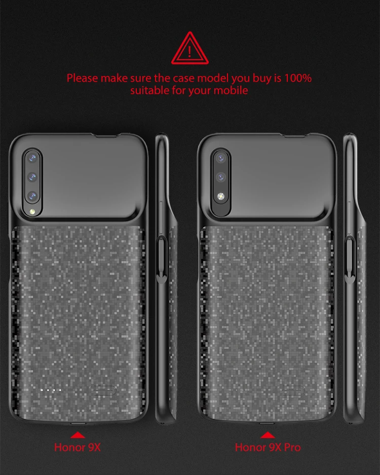 Battery charger smart cute power bank 50000 mah battery case mobile for Huawei Honor 9X / 9X pro Charging Case Cover - ANKUX.COM