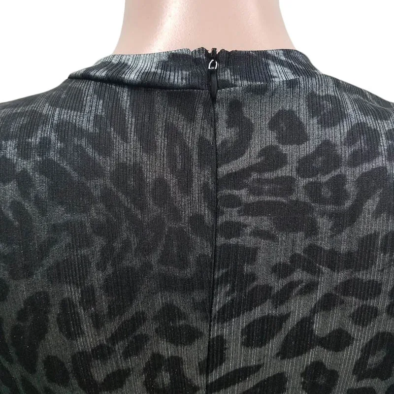 mesh leopard top