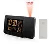 weather station projection snooze alarm clock PT3391B weather forecast with indoor outdoor temperature humidity
