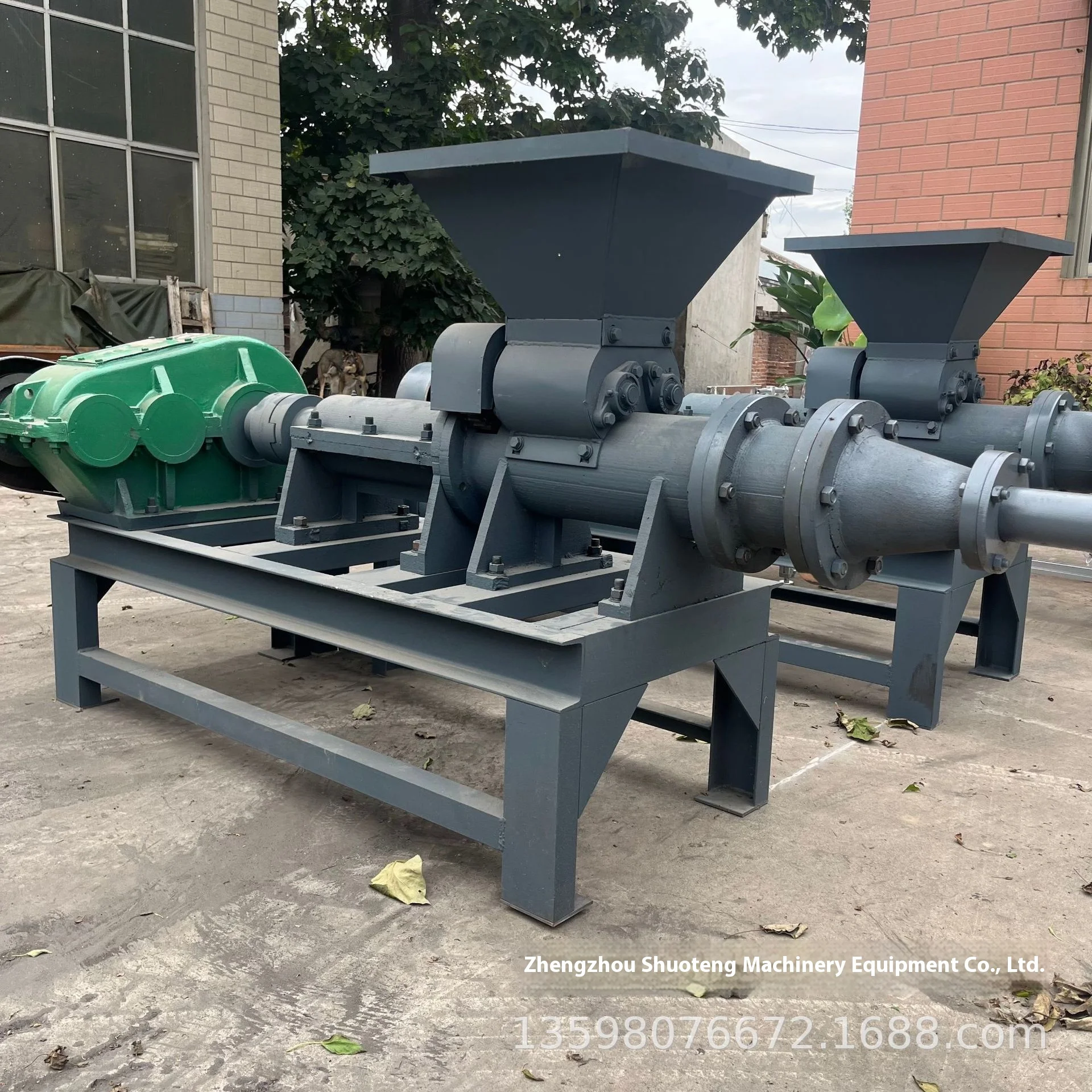 Nova Máquina De Barra De Pó De Carvão Vegetal Shell De Coco Carvão De Aço Azul Formando Fazenda Biomassa Briquete De Pó De Carvão Máquina De Escória
