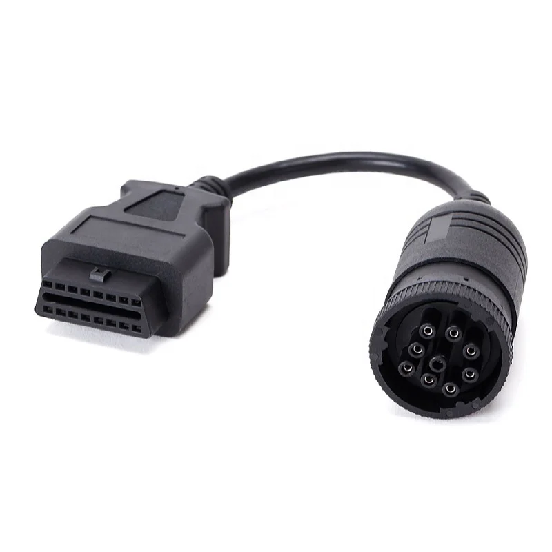 Custom Caterpillar 24v Obd2 Obd Female To J1939 9pin Diagnostic