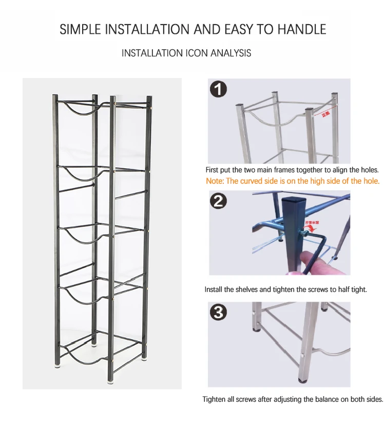 5 Gallon Water Bottle Stand,Mineral Water Bottle Stand,Portable Stainless Steel Water Jug Stand