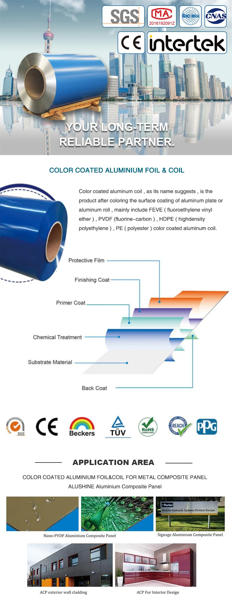 Factory Price Aluminum Coil Processing Aluminum Coil With Coat