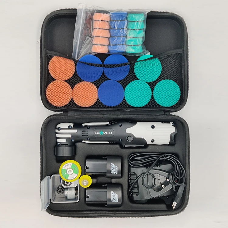 12v Nano Mini Cordless Dual Action Rotary Car Polisher Buffer For Car