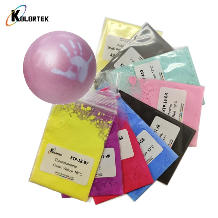 Kolortek Heat Sensitive Color Changing Powders Thermochromic Pigment