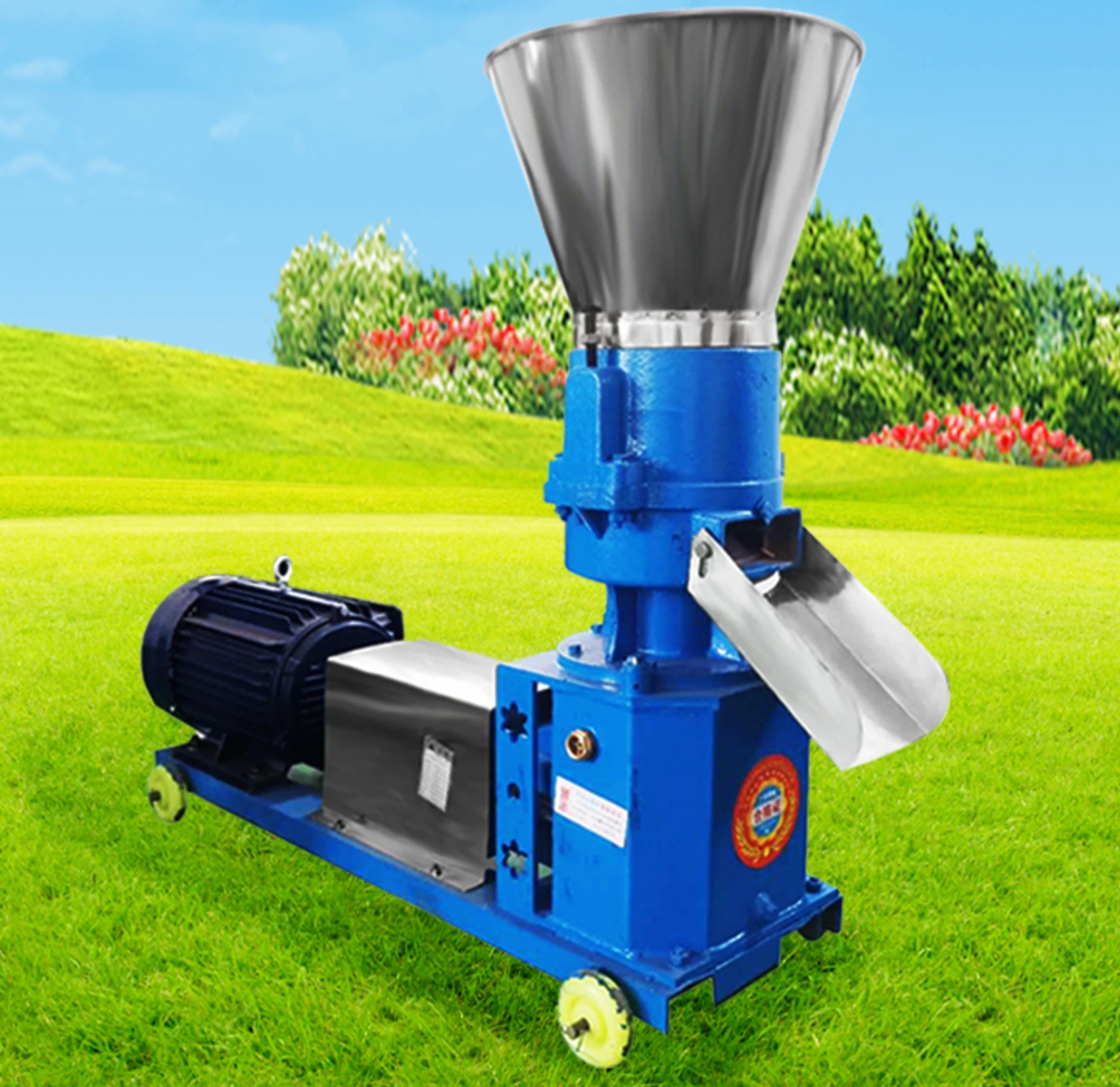 兔鸡猪鱼饲料颗粒机家禽机器动物颗粒饲料机器家禽