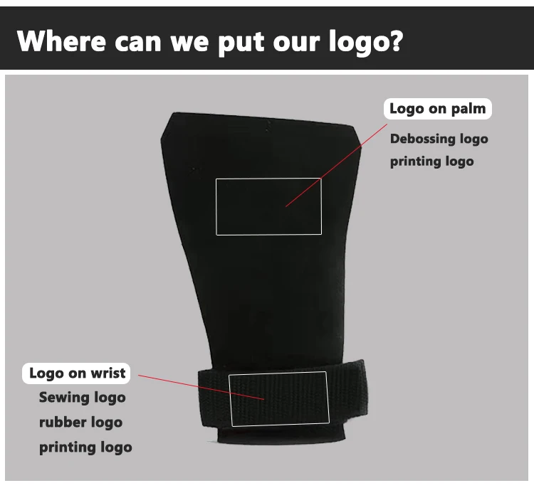 Microfibre leather gymnastics fingerless hand grips for cross fit