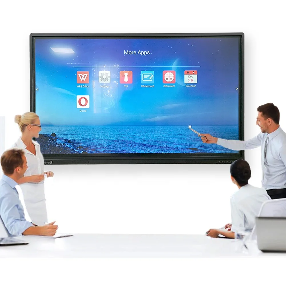 High Quality 55 65 75 Inch Price Performance Digital Smart Board Flat Panel Screen Interactive Multi Touch Display