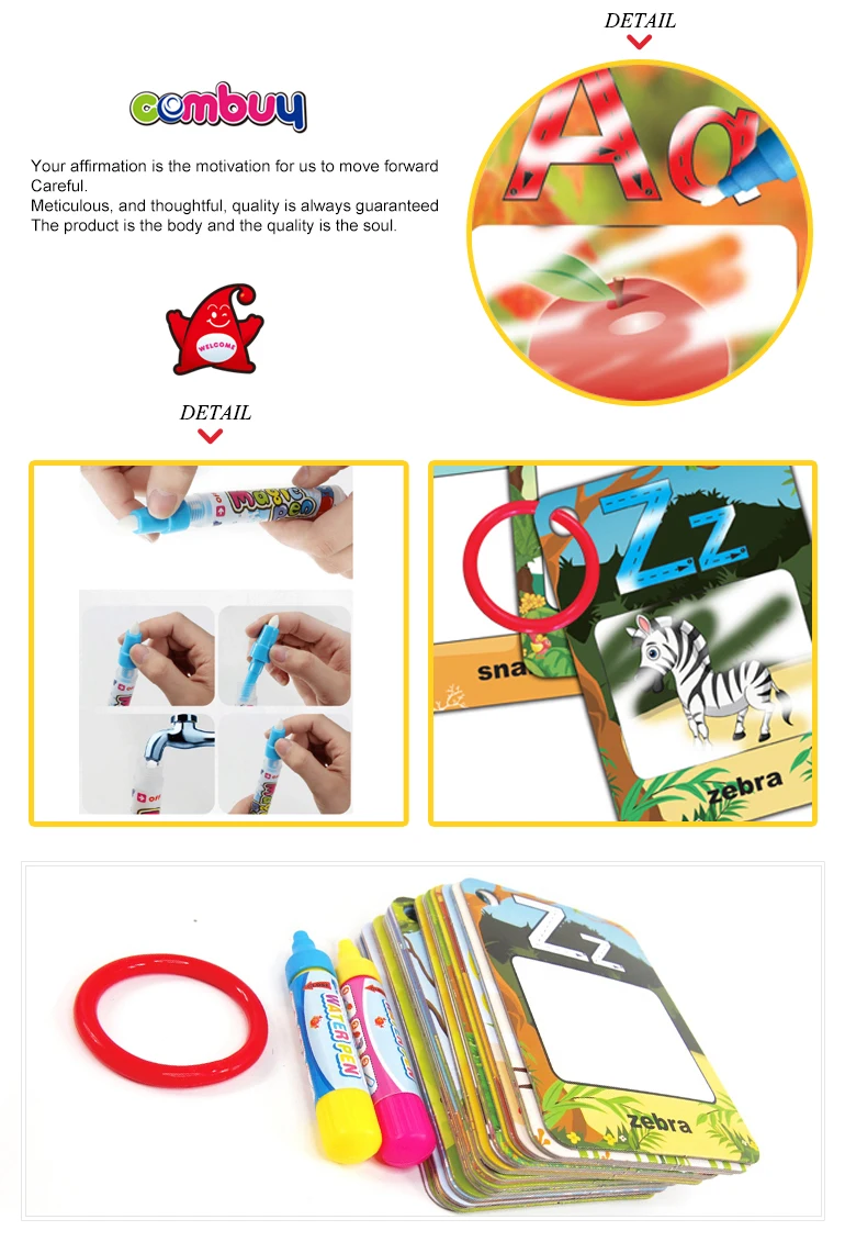 Painting 26 Letter Game Magic Word Card Toys Kids Color Water Drawing Cards  - Buy Water Drawing Cards,Drawing Water Color,Color Water Drawing Cards  Product on Alibaba.com