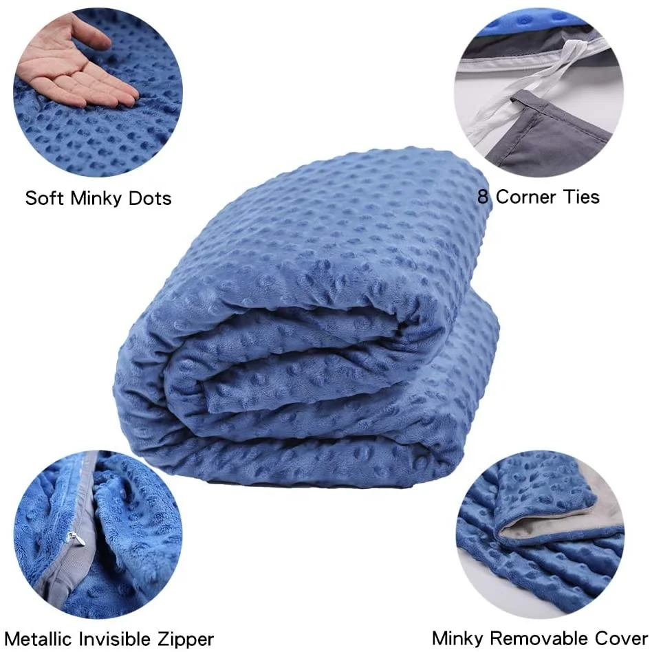 Hot Selling Weighted Blanket For Adult Accept Custom Buy Weighted
