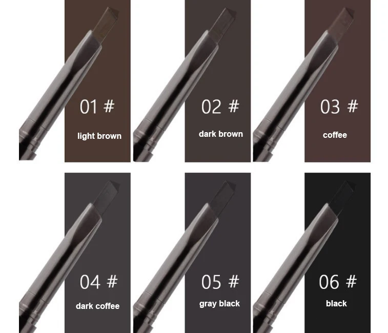 2020 Customized Logo Makeup Male 6Colors Long Lasting Deluxe Waterproof Moustache Beard Colour Pencil