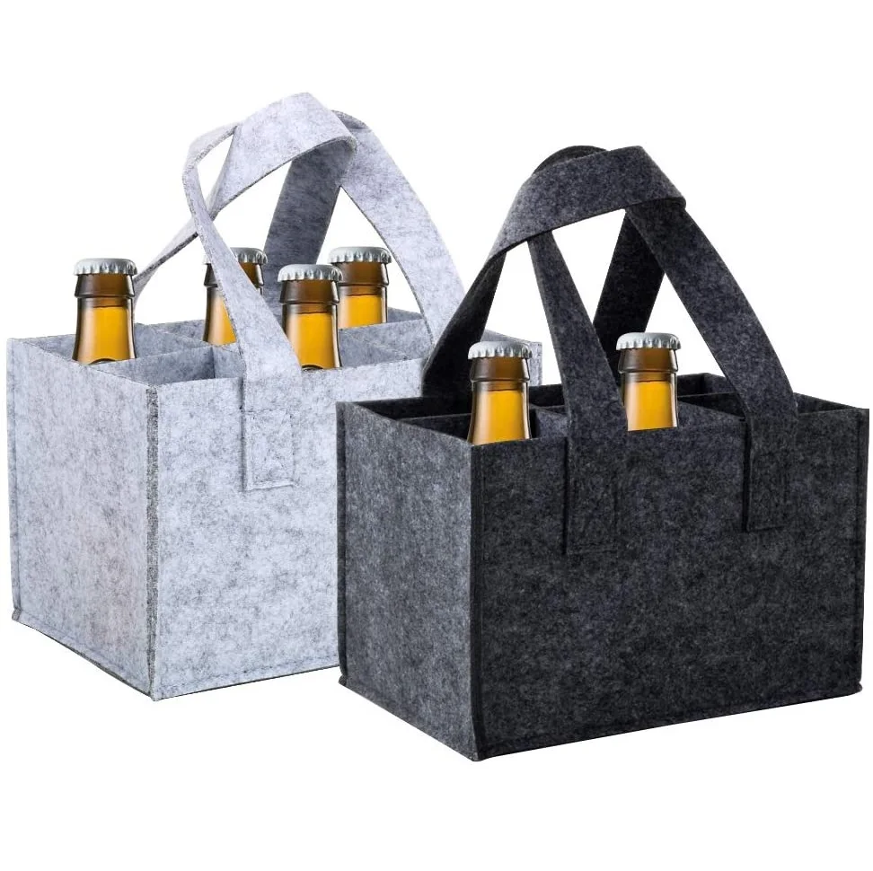 Promotion High Barrier Christmas Wine Tote Bag Wine Storage Box With