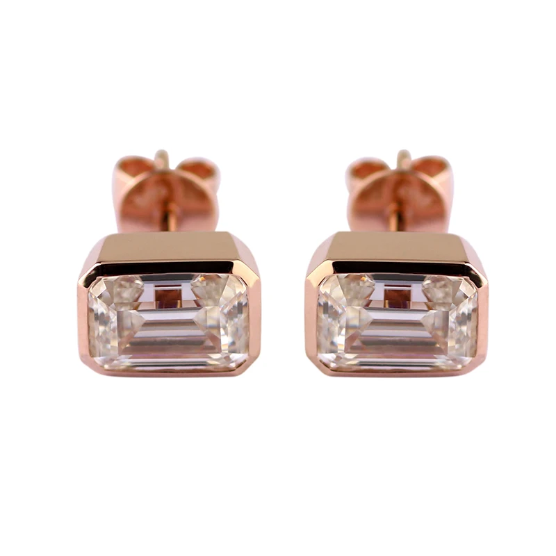 

Moissanite Diamond Engagement earring,1 Pair