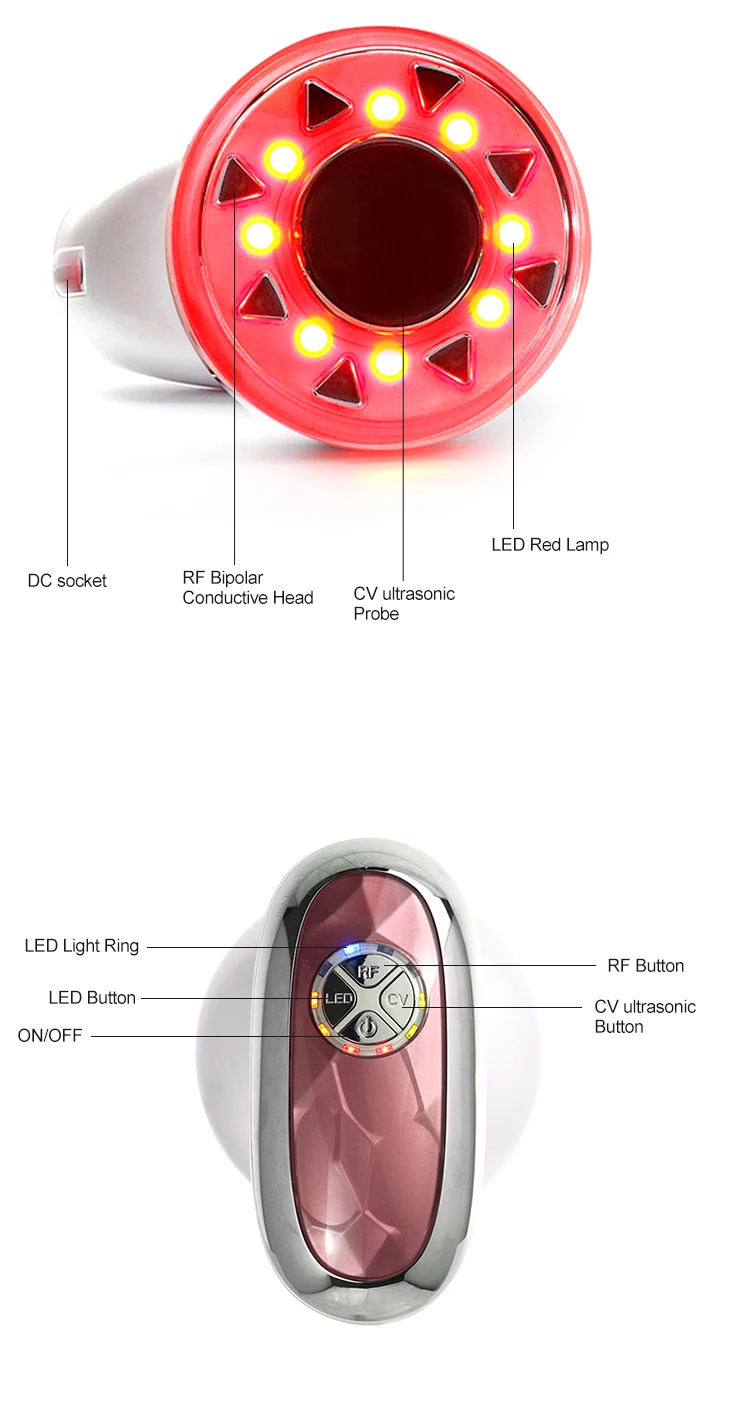 2023 Portable Ultrasonic Vacuum RF Fat Burning Device