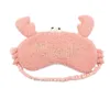 Spot stuffed crab original cold and hot dual ice compress sleep mask customized processing