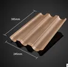Non stick food grade LFGB FDA metal laminated perforated baking pan with silicone coated for Pizza