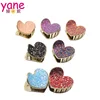 Fashion style love heart-shaped plastic sequins flash hair decoration fancy women hair claw