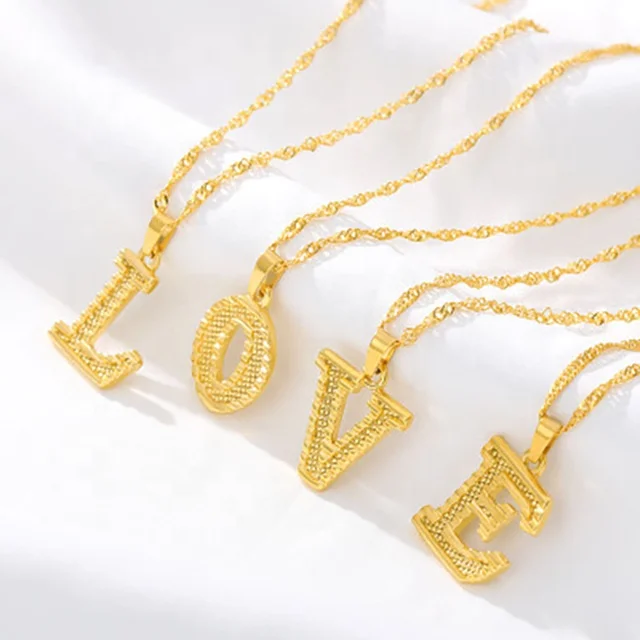 

Initial necklace,3 Pieces