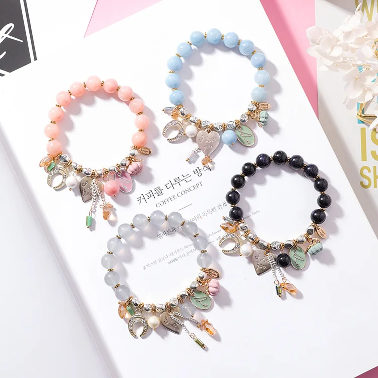 Korean Style Women Charm Bracelet Beads Design Bracelet Xuping Charm