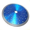Top quality hot pressed 105mm Turbo diamond circular cutting saw blade