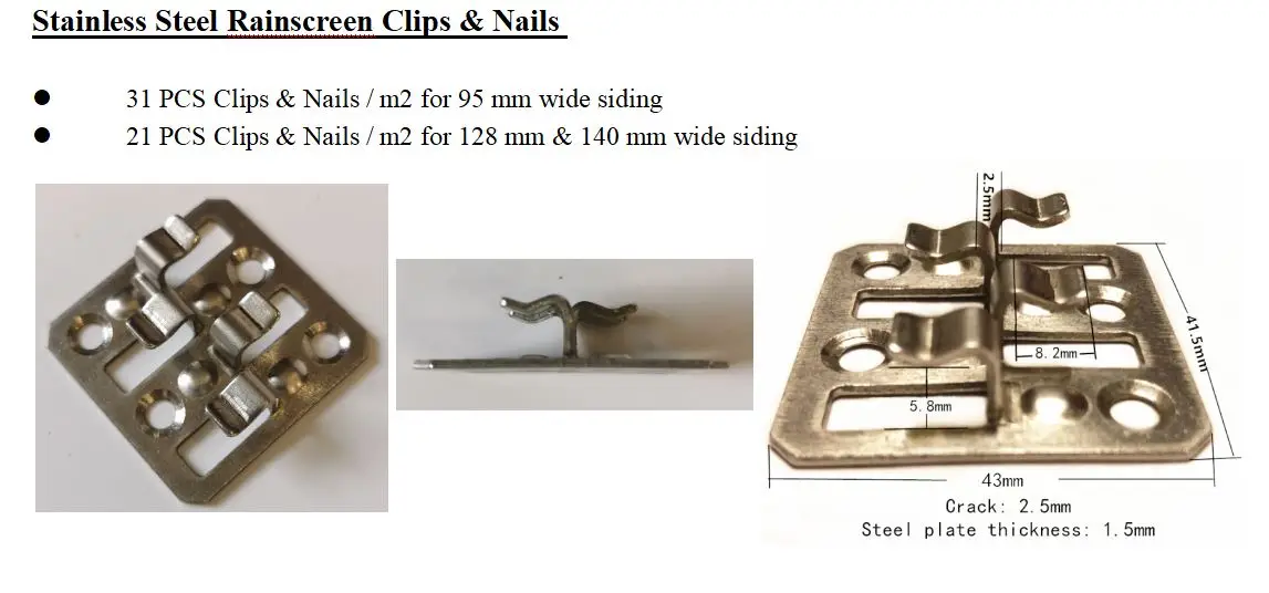 siding clips
