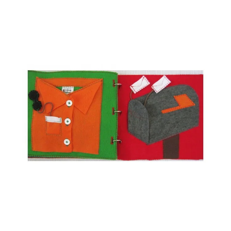 
children soft book felt educational baby developing quiet books 