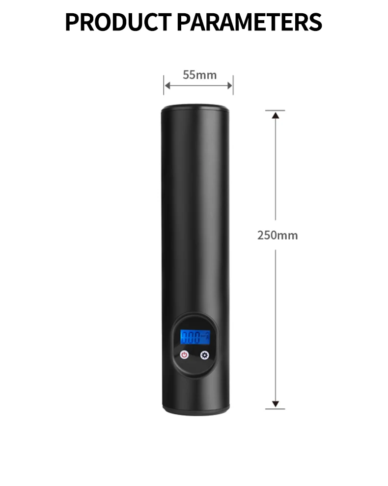 OEM/ODM Mini Electric Bicycle Air Pump Portable Wireless Package Car Accessories Bike Tyre Air Compressor Cordless Inflators