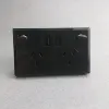 hot sales Australia 3pins Electric double USB Socket black color
