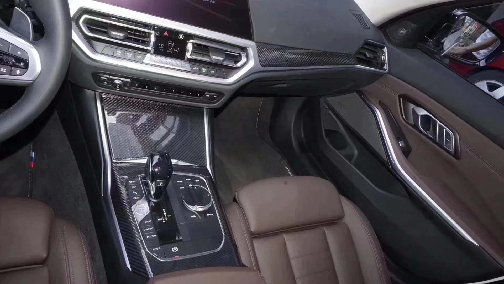 Dry Carbon Fiber Interior Trims For Bmw 3 Series G20 M Sports G28 330i