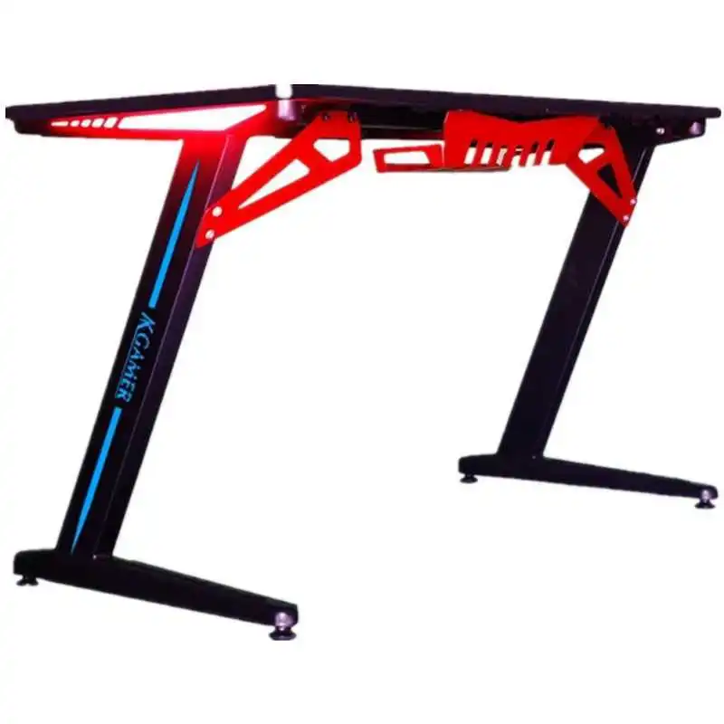 
Z shaped computer pc gaming desk gaming table for internet cafe 