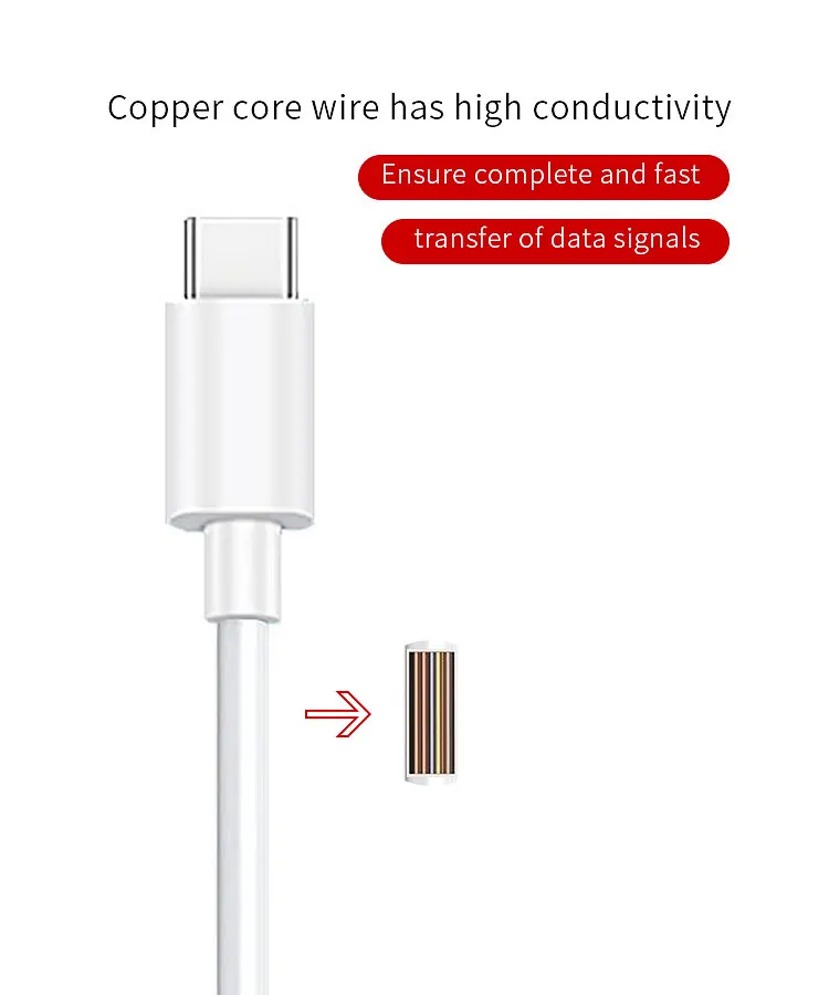 Focuses 1M 2M 3M PVC Data Usb Cable Android Phone Type C Usb Cable For Samsung Mobile Phone Charger Sync USB C Data Cable - ANKUX.COM