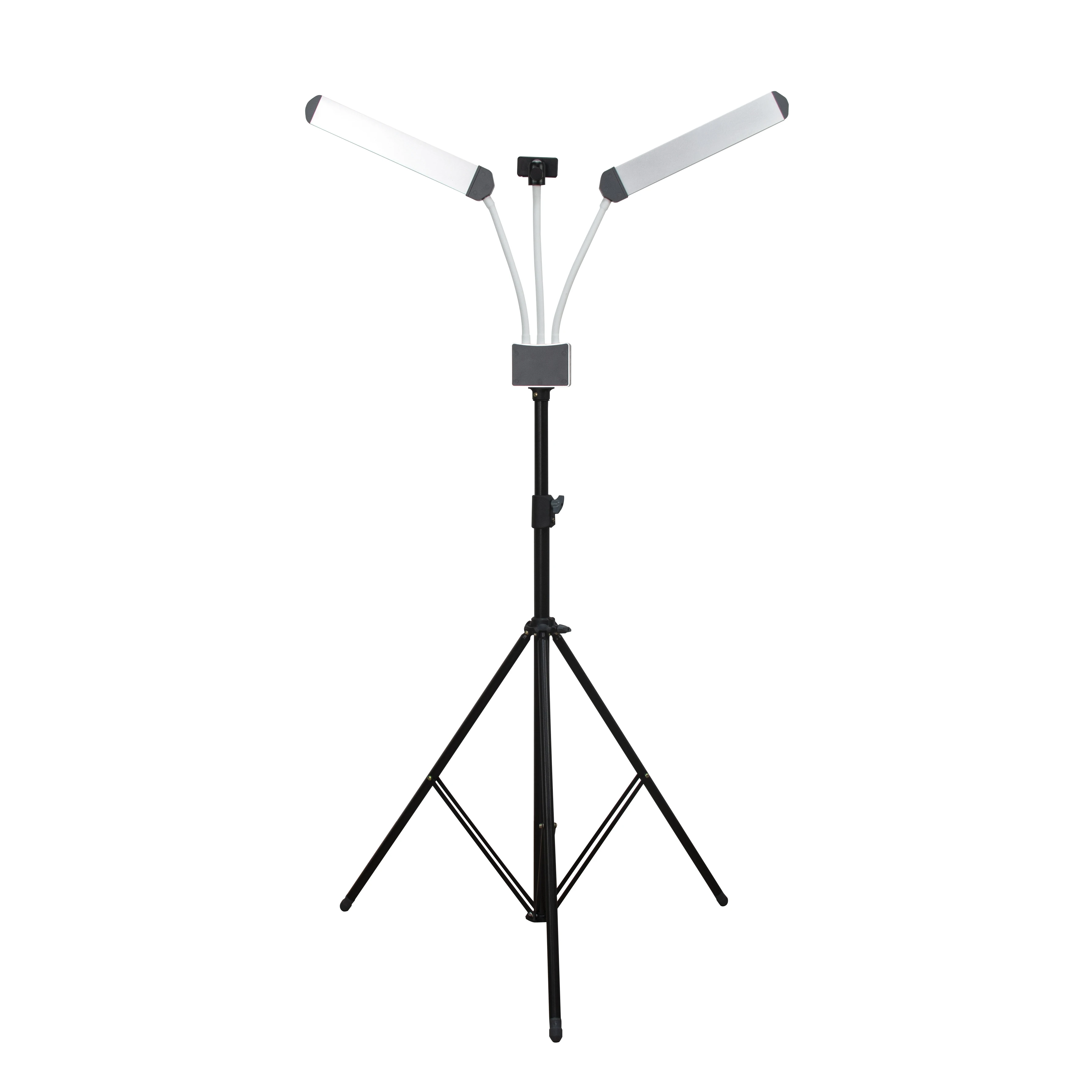 48w Remote Control Double Arm Light Eyelash Nail Beauty Led Floor Lamp ...