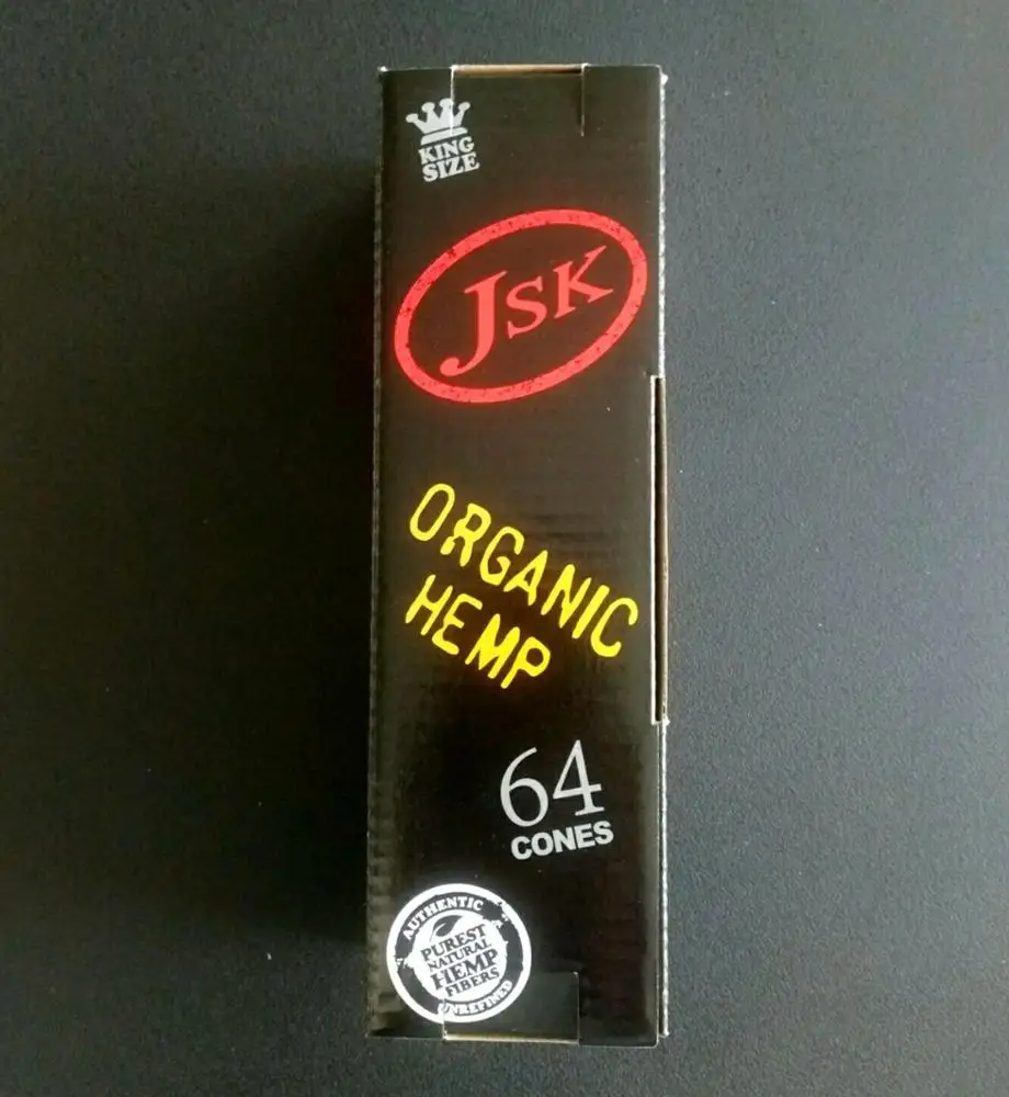 
Pre-rolled cones King Size Hemp paper 64pcs 