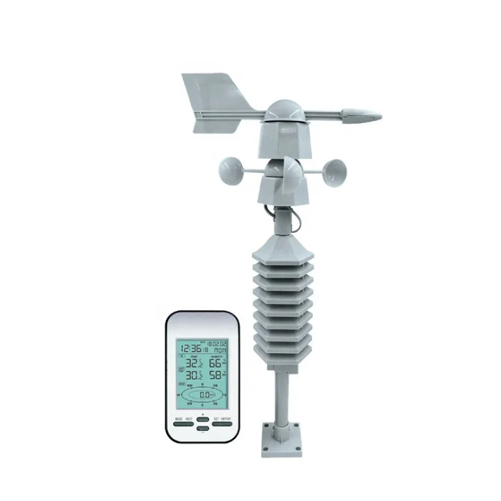 Ws0232 Wireless Weather Station Anemometer With Wind Speed Direction ...