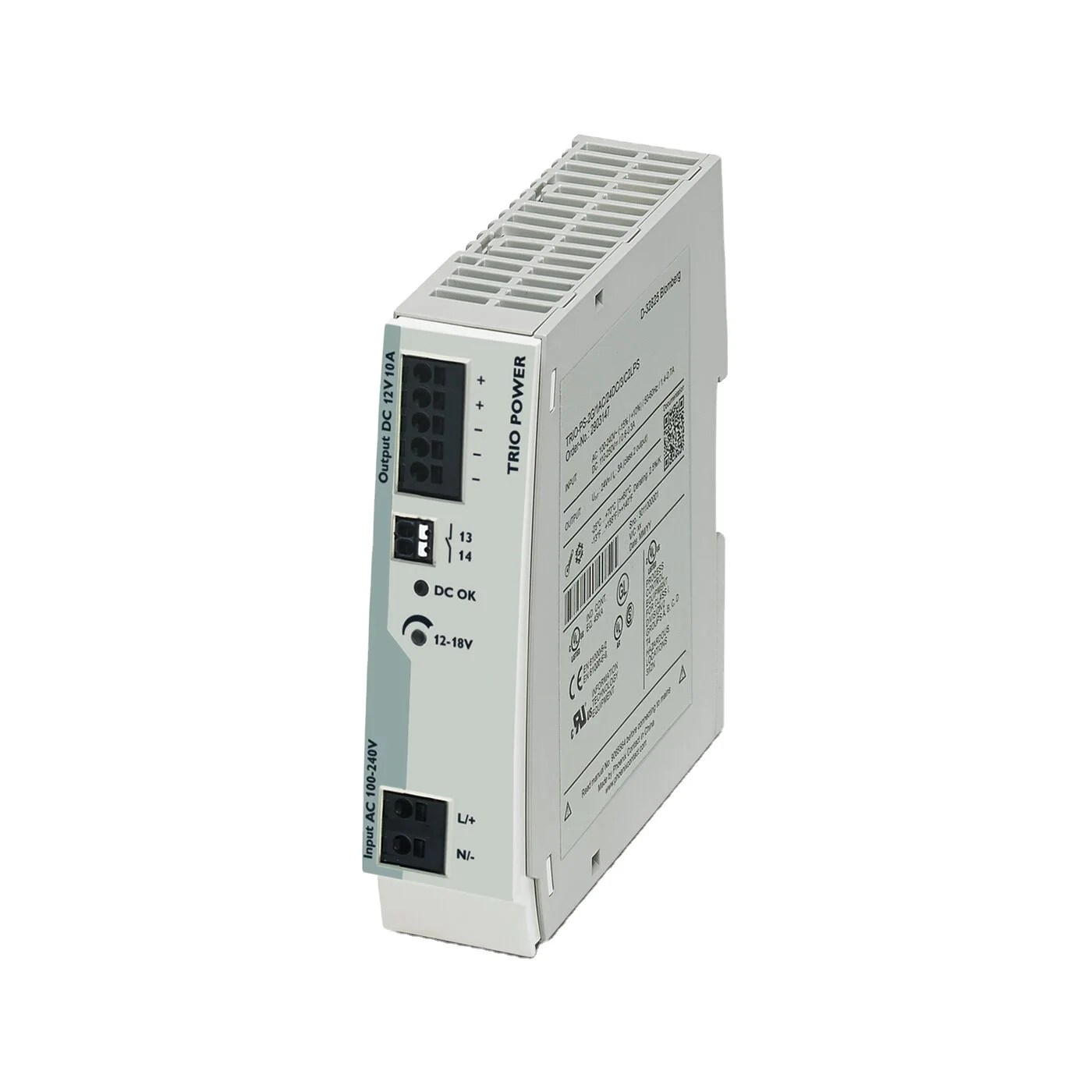 Phoenix Power Supply Unit TRIO-PS-2G/1AC/12DC/10 2903158 in Stock ...