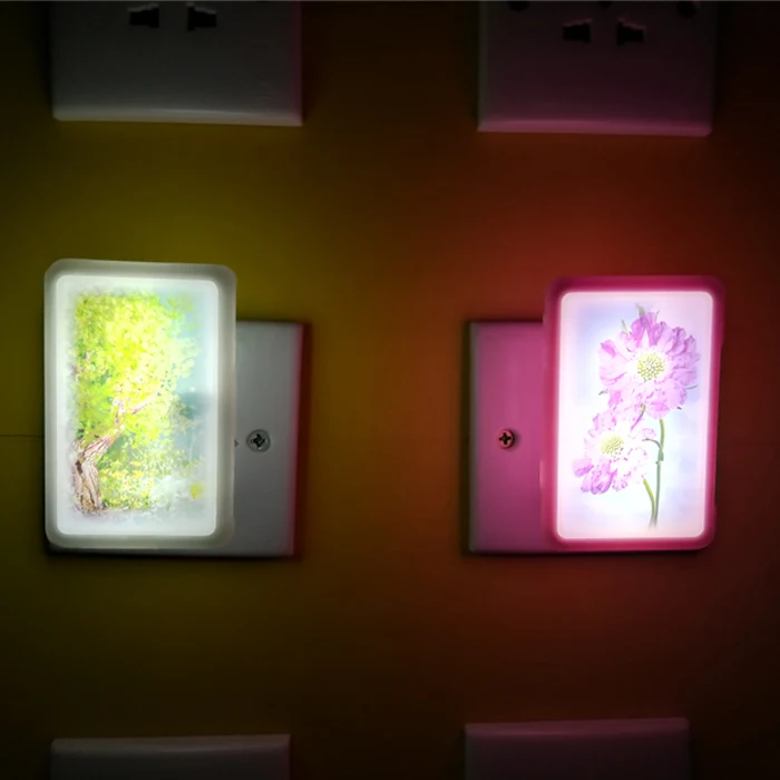 Popular W126 mobile phone shell  lamp switch plug in led night light For Baby Bedroom child gift