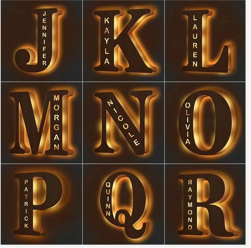 [Product]Letter lampJ~R