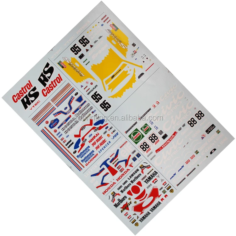 Water Slide Decals For Scale Model Cars Buy Decals For Scale Model Cars,Scale Model Car Decals