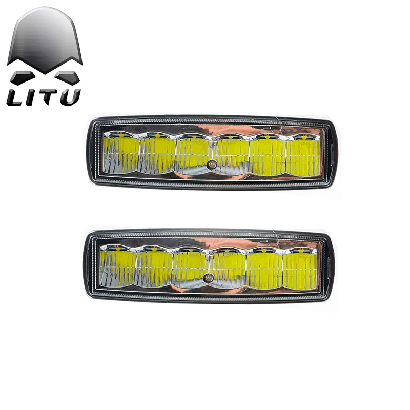 2020 Litu Mini Led Light Bars 30w Offroad Led Driving Lamps Amber Or