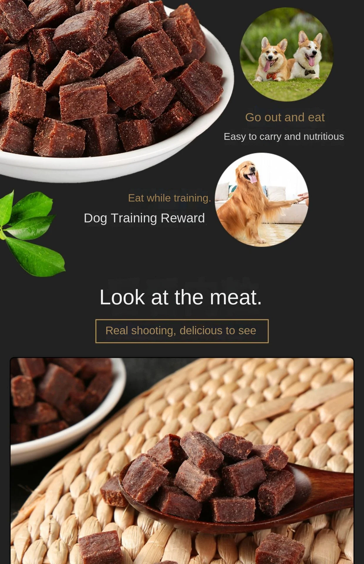 Natural Dog Snack Puppy Small Teddy Golden Retriever Training Reward Freeze-dried Pet Grinding Bar manufacture