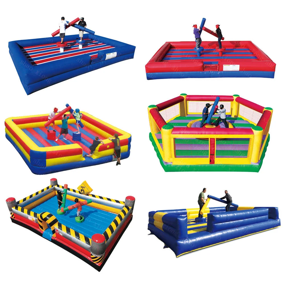 Inflatable Fight Game Outdoor Inflatable Sport Game Jousting Arena Course Inflatable Fighting ...