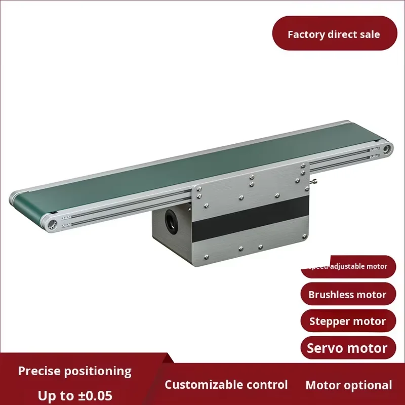 Direct Sales Guangdong Manufacturer Professional High-Speed Mini Electric Transport Line Servo Flat Conveyor Aluminum Profiles supplier