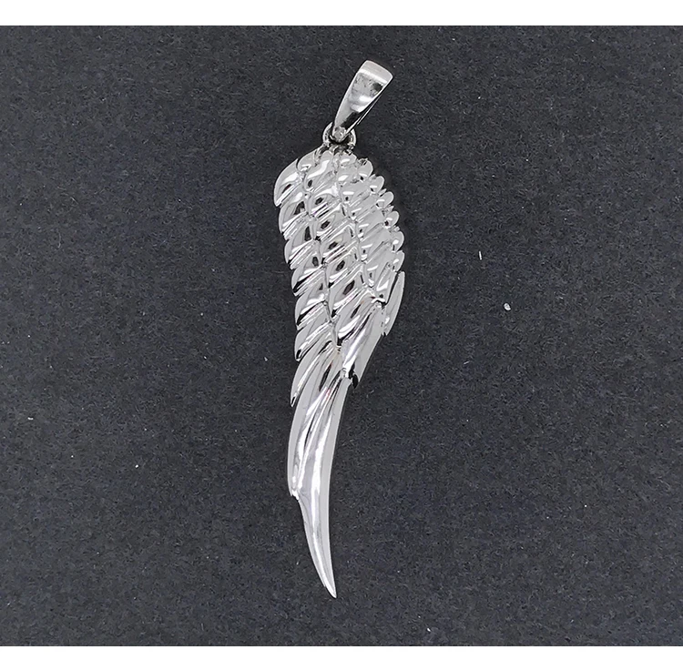 product-Christmas Wholesale Angel Sterling Silver Wing Pendant-BEYALY-img-1